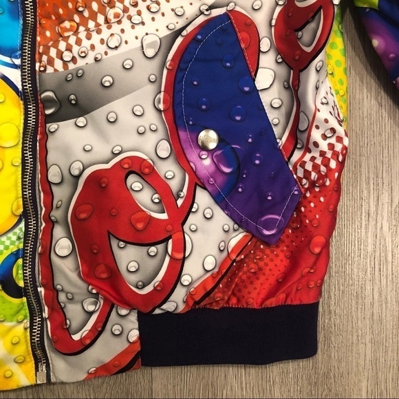 MOSCHINO COUTURE Soda Pop Bomber Jacket Size 48 - Picture 5 of 11
